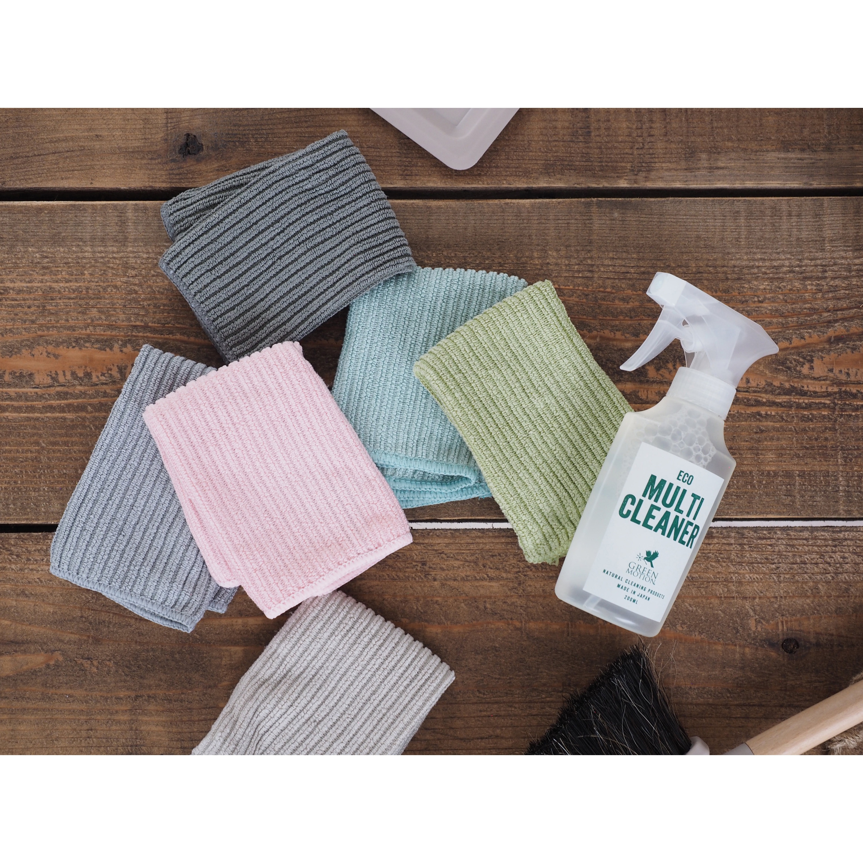 SM-006GR ディッシュクロス2枚セット SMART[洗剤・除去剤