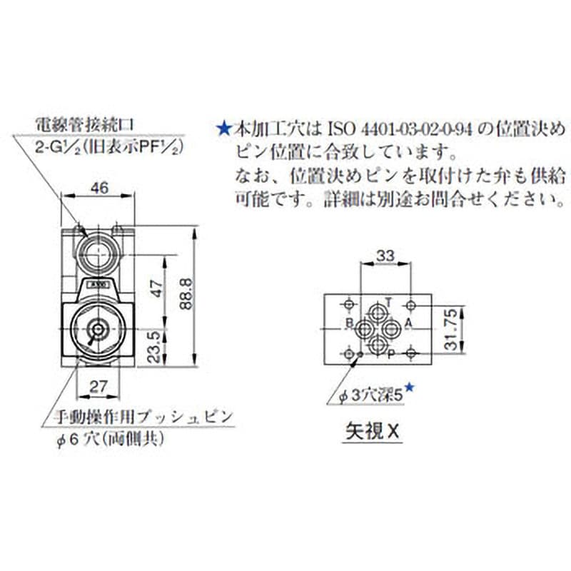 DSG-01-3C60-A100-70 DSG-01シリーズ電磁切替弁 油研工業 最高使用圧力35MPa - 【通販モノタロウ】