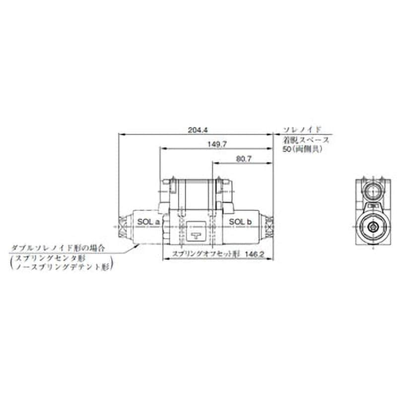 DSG-01-3C60-D24-70 DSG-01シリーズ電磁切替弁 油研工業 最高使用圧力35MPa - 【通販モノタロウ】