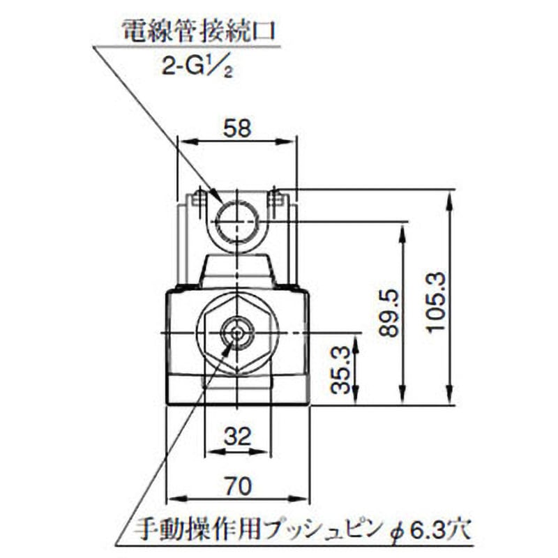 DSG-03-2B2-A200-50 DSG-03シリーズ電磁切替弁 油研工業 最高使用圧力31.5MPa - 【通販モノタロウ】