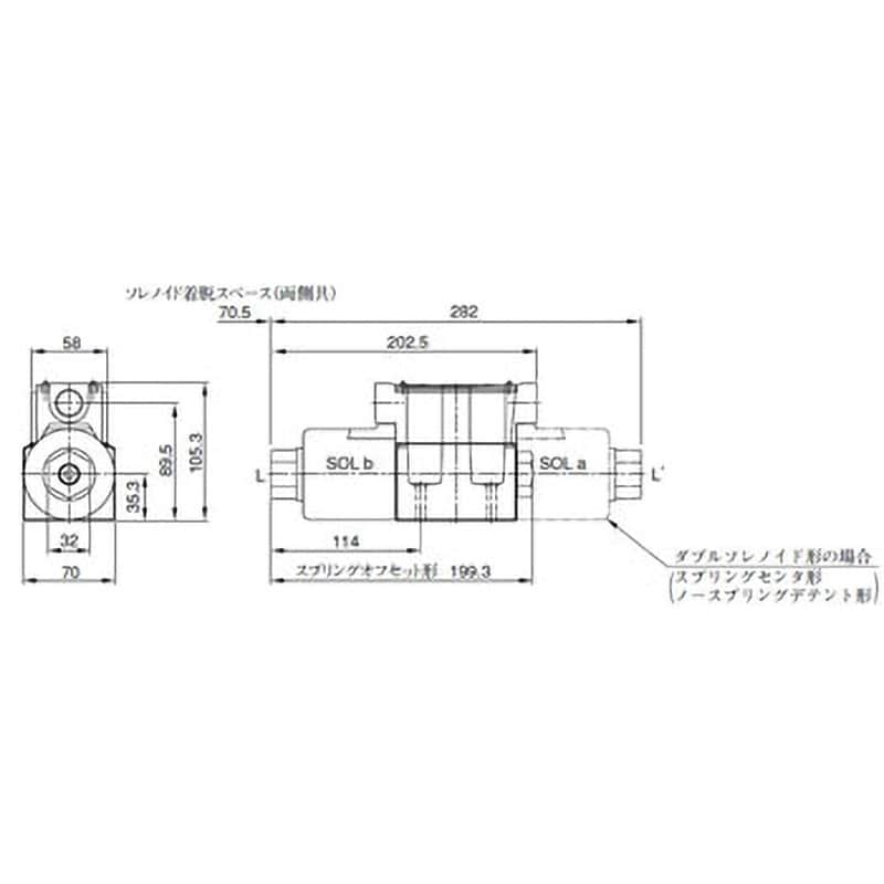 DSG-03-2B2-D24-50 DSG-03シリーズ電磁切替弁 油研工業 最高使用圧力31.5MPa - 【通販モノタロウ】