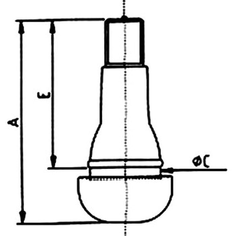 TR-413 耐熱コア使用バルブ TECH 全長43mm 1袋(100個) TR-413 - 【通販