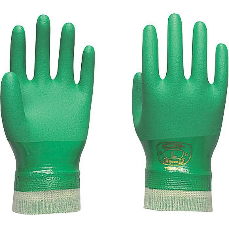 グリーンジャージL ビニール手袋　100双 グリーンジャージL ビニール手袋 100双