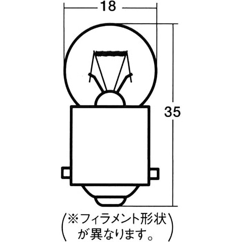 A4151 耐震電球 24V STANLEY(スタンレー電気) ガラス球形式G18