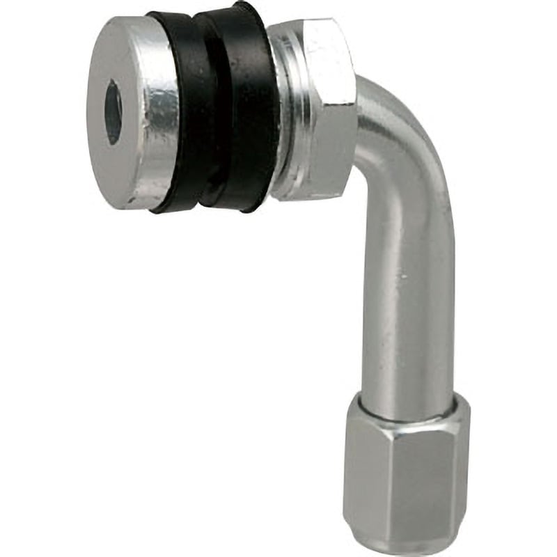 63850 アルミ製エアバルブ90度L型 1セット(2個) DAYTONA(デイトナ