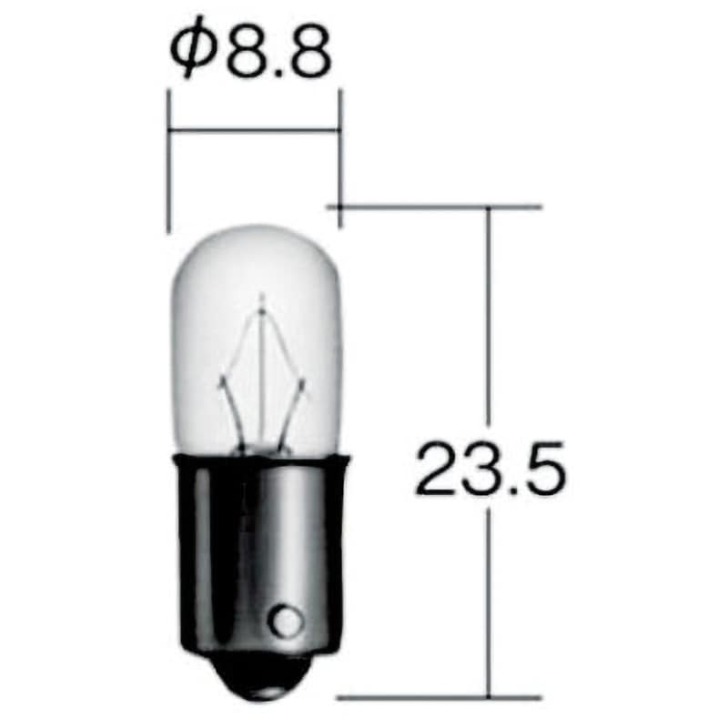 P1285 ミニチュア電球 6・12V(ブリスターパック) 1パック(2個) KOITO 