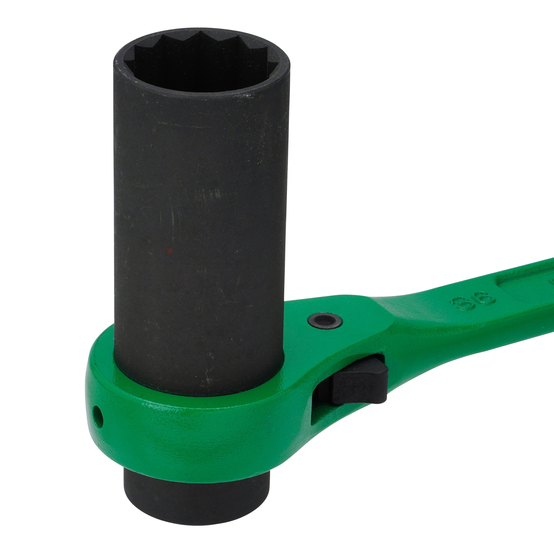 RN3236L 両口ラチェットレンチ(爪式)片ロングソケット 1本 スーパー