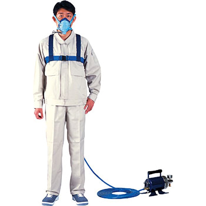 KOKEN 10号 D-Z型 エアラインマスク 10号D-Z 一定流量形エアラインマスク 10号D-Z 興研 半面D型(面体