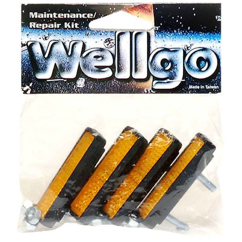 RR-1 ペダルリフレクター 1袋(4個) wellgo(ウェルゴ) 【通販モノタロウ】