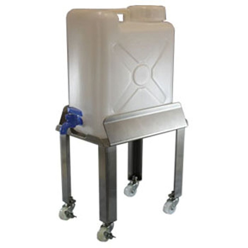 CC8-374 SGMC ポリ平角缶広口 コック付用スタンド エム・あい GR20K