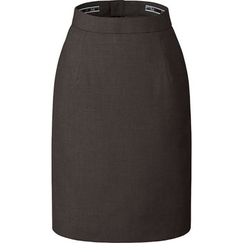 FS45749 バックアップウエスト セミタイトスカート フォーク(Nuovo) ファインプレーン チャコールブラウン色   FS45749