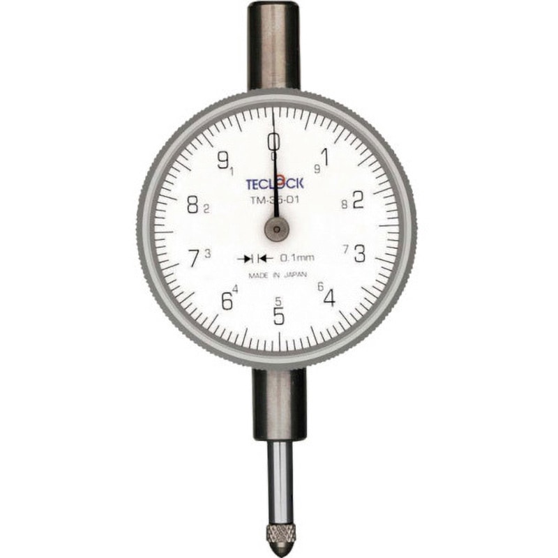 TM-35-01F 小型ダイヤルゲージ テクロック 目量0.1mm測定範囲10mm