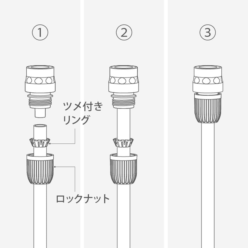 G-124 コネクタ タカギ ABS樹脂 適合ホース内径15～18mm 1個 G