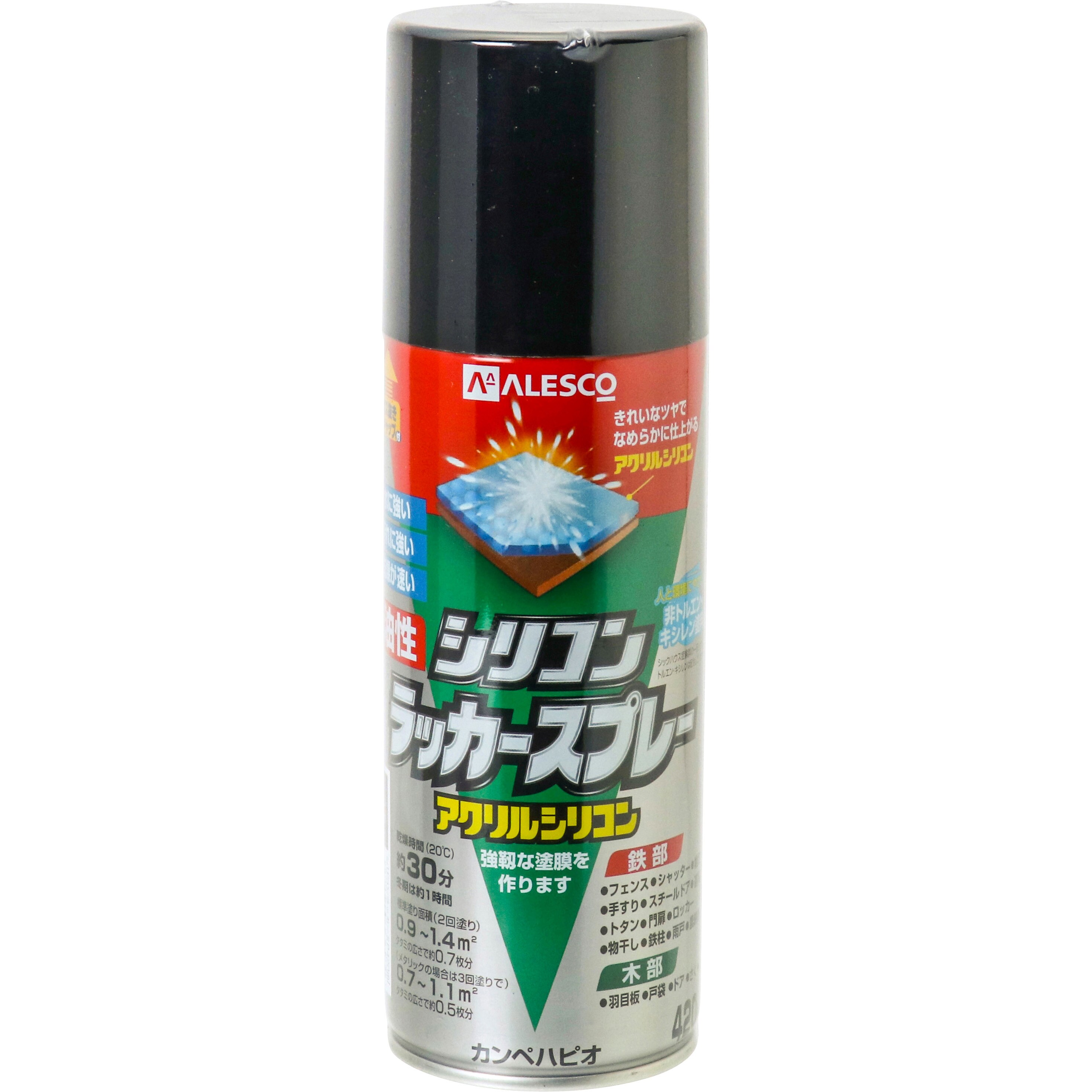 354 241 4 油性シリコンラッカースプレー カンペハピオ 木 鉄 床 色 つや消しブラック 354 241 4 1本 4ml 通販モノタロウ