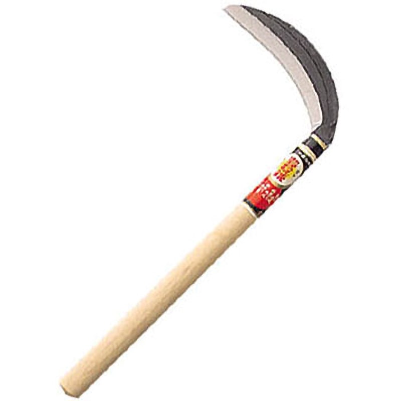 豊稔　光山作片刃中厚鎌２１０ｍｍ 豊稔光山作 らくかり (中厚鎌) HT-1121 片刃 刃長 210mm