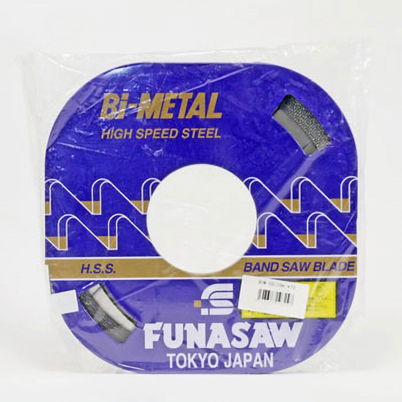 BIM10C コンターマシン用ブレード 難削材・重切削用 フナソー 12山 幅10mm全長16m