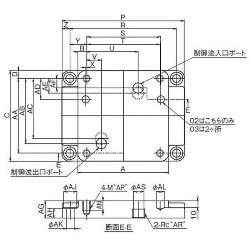 ダイキン工業/DAIKIN サブプレート JF02M03(1015699)-