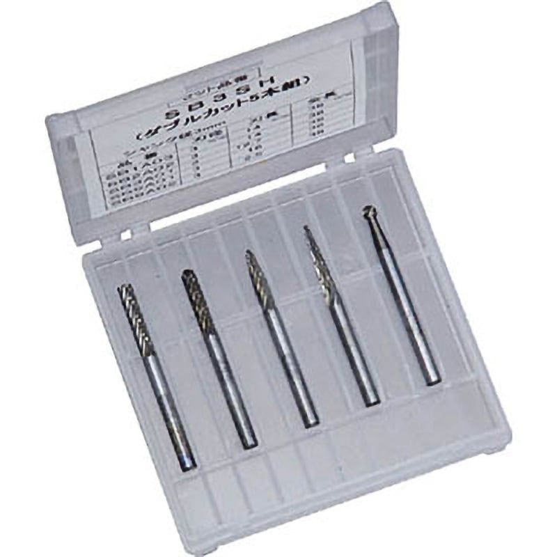 SB3SH 超硬バー  3ミリ セット オール超硬(Wカット) 1セット(5本) スーパーツール 【通販モノタロウ】