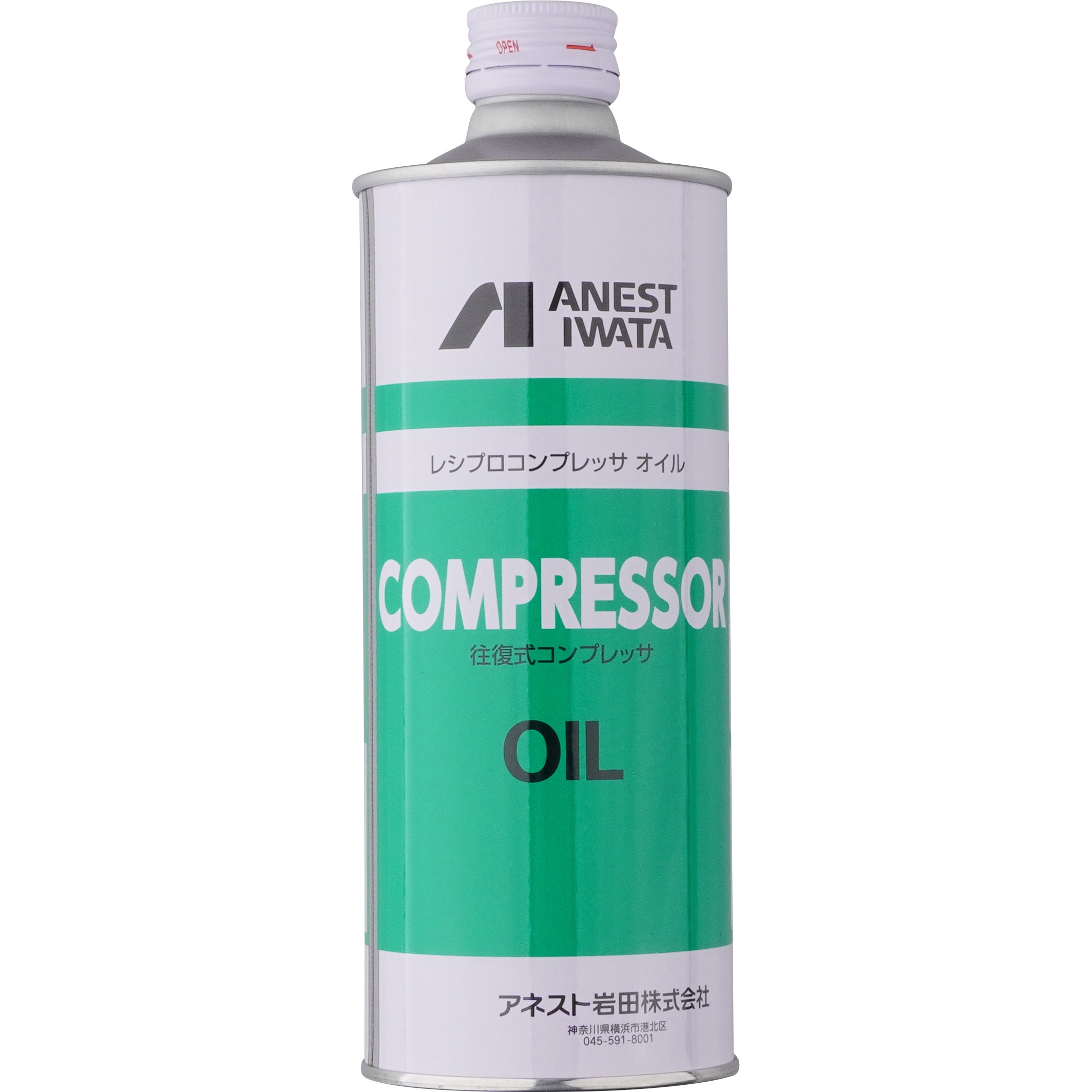 COMG レシプロ コンプレッサーオイル 1缶0.5L アネスト岩田