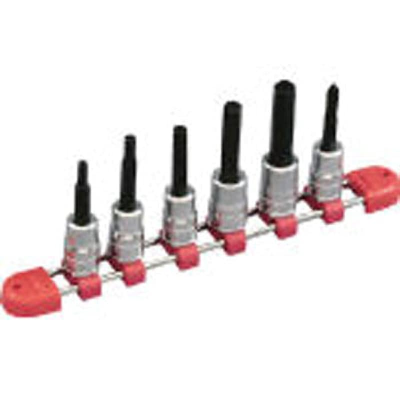 TBT3L06BPH 9.5sq. ヘキサゴンビットソケットセット KTC ロングBPタイプ  1セット(6個) TBT3L06BPH