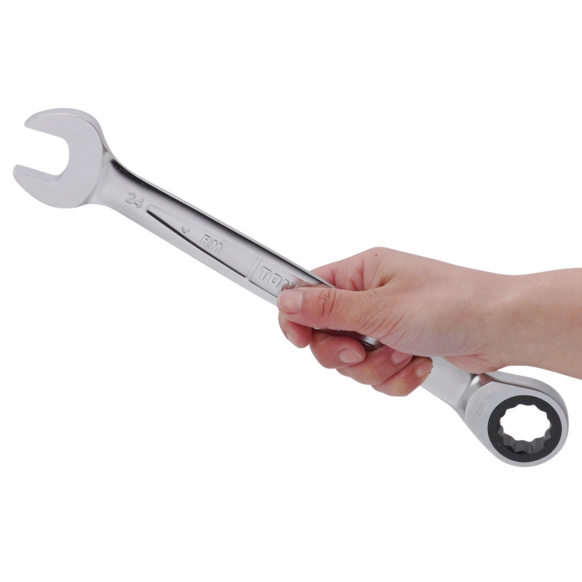 RM-24 ラチェットめがねレンチ TONE(トネ/旧:前田金属工業) 対辺寸法