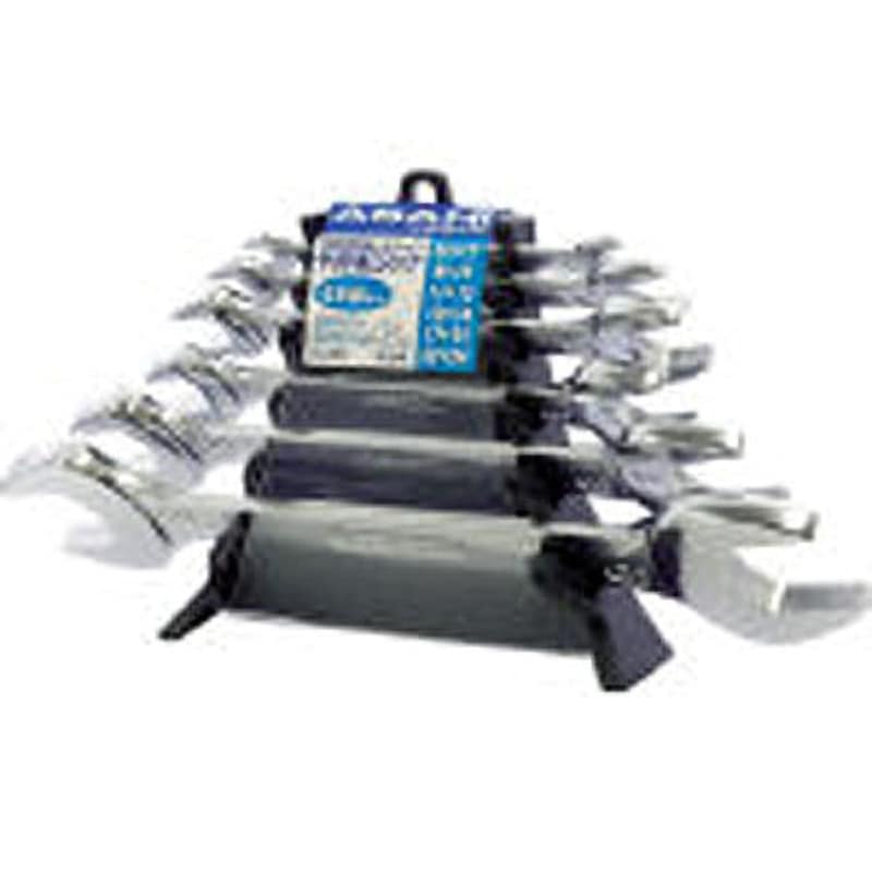 SLES6 REVOWAVE 両口スパナセット6本組(HC) 1セット 旭金属工業(旧:新日本ツール) 【通販モノタロウ】