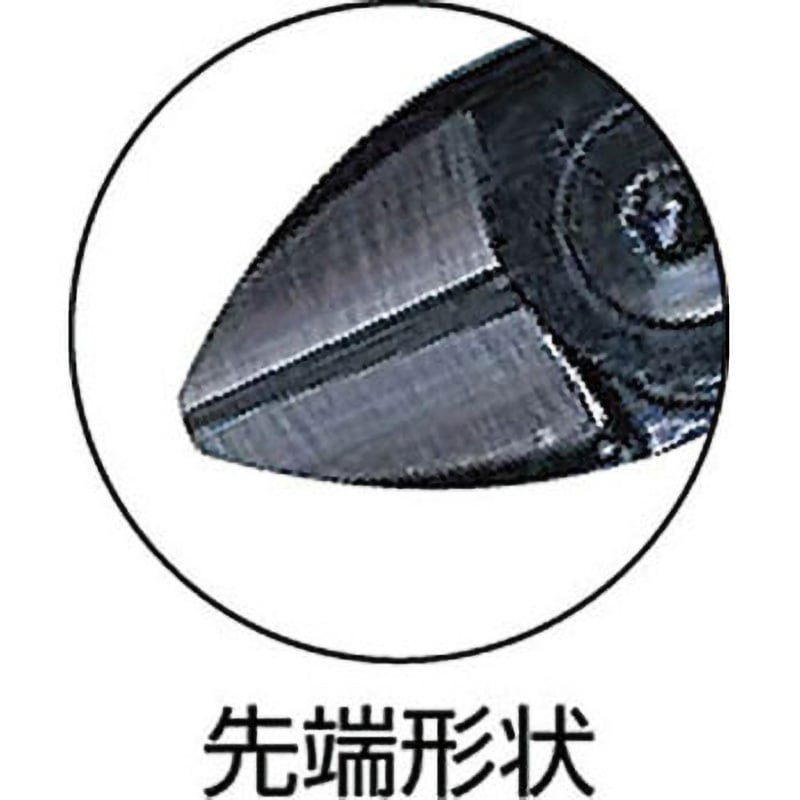 ハニ 2101G-180 強力型軟・硬線両用ニッパ 1本 BAHCO(バーコ) 【通販