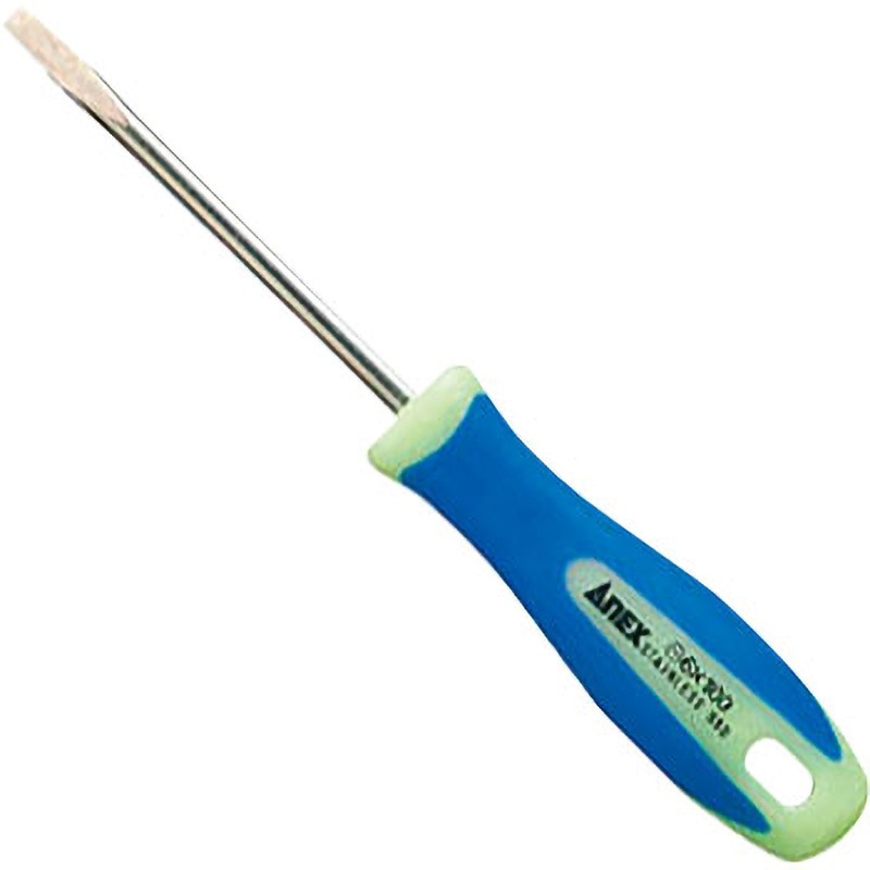 1505-6-100 ステンレス蓄光ドライバー ANEX 単品 刃先マグネットあり