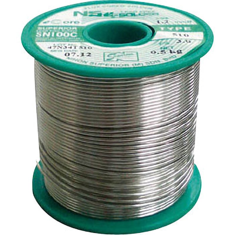 SN100C-20 鉛フリー配管用線ハンダ 日本スペリア 線径2mm 1個 SN100C-20 9,225円