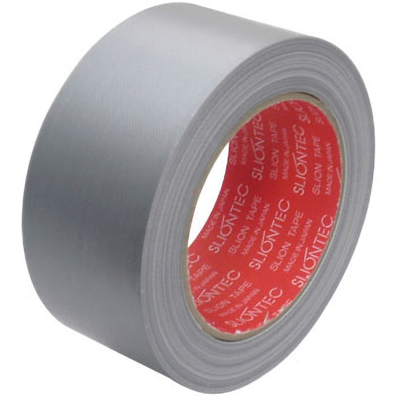 NO.3390 カラー布粘着テープ マクセル シルバー色 幅50mm長さ25m 1巻