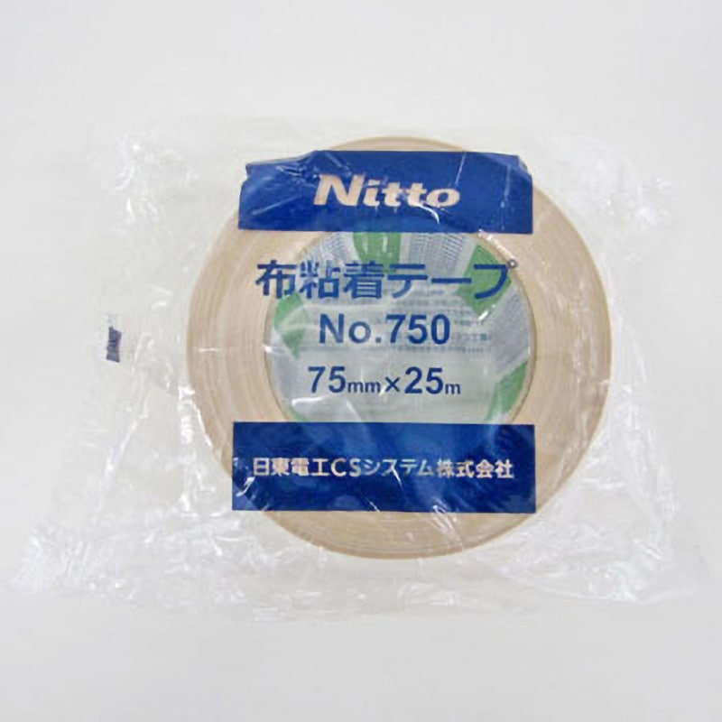 送料無料の商品 No.750 布粘着テープ スフモス 日東電工ベースマテリアル No.750 粘着テープ