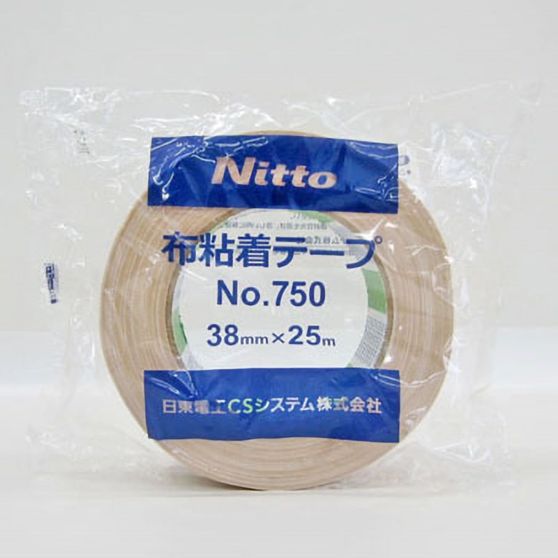 テープNO750 100×25 テープNO750 100×25 布粘着テープ No.750｜日東電工ベースマテリアル