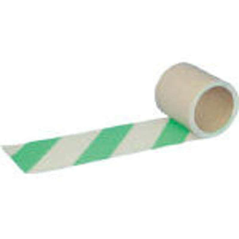 NSP-1003-FLZ-GW NCA 蛍光ノンスリップ ゼブラタイプ 安全ゾーン NCA(旧:ノリタケコーテッドアブレーシブ) グリーン×ホワイト色 幅100mm長さ3m  NSP-1003-FLZ-GW