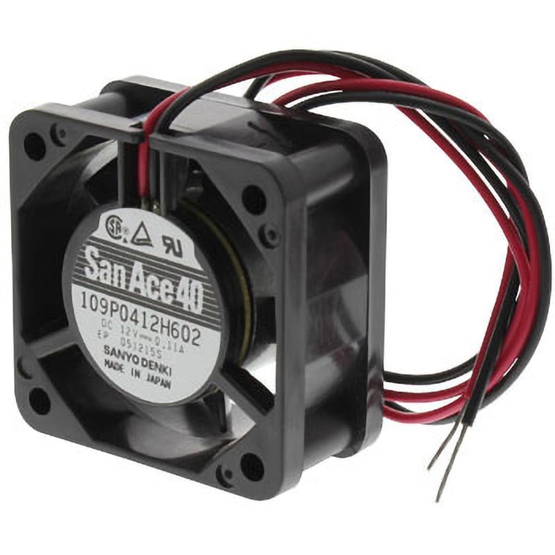 109P0412H602 SanAce DCファン 山洋電気 DC12V サイズ40×40mm厚さ20mm - 【通販モノタロウ】