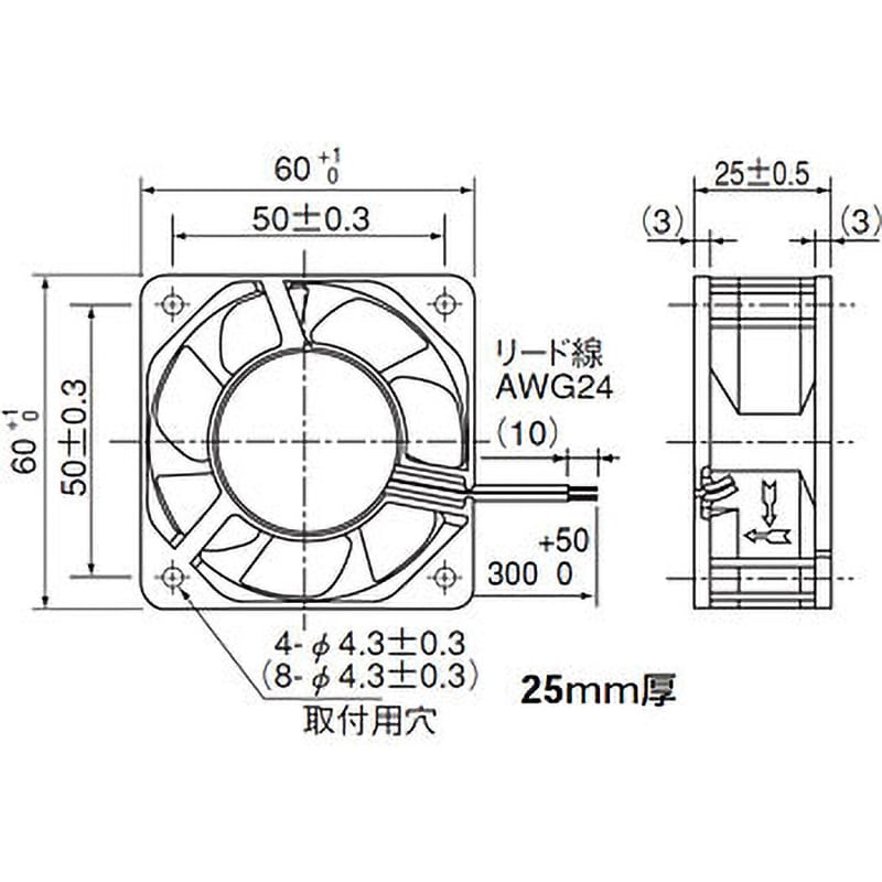 109R0624G402 SanACE 標準ファン 1台 山洋電気 【通販サイトMonotaRO】