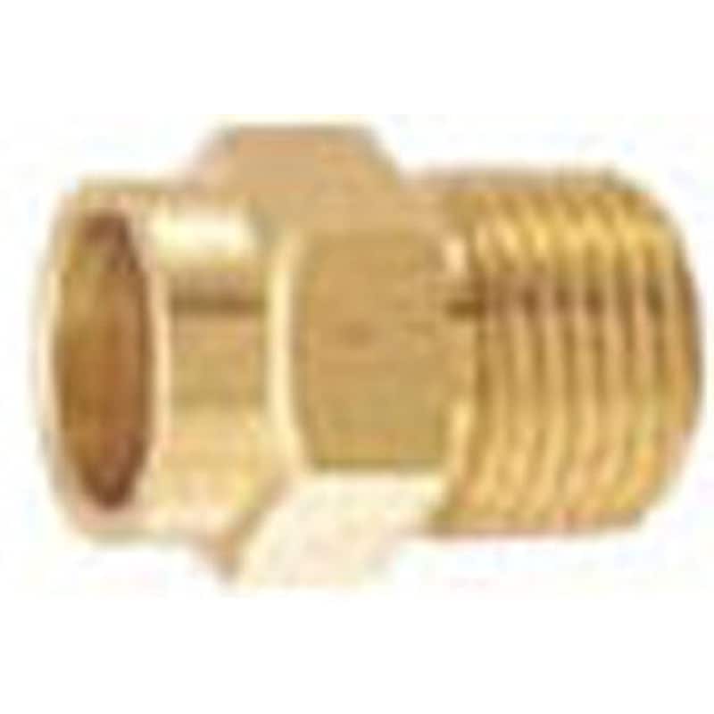 6182-20×22.22 フレキ接続銅管アダプター カクダイ ストレート 全長