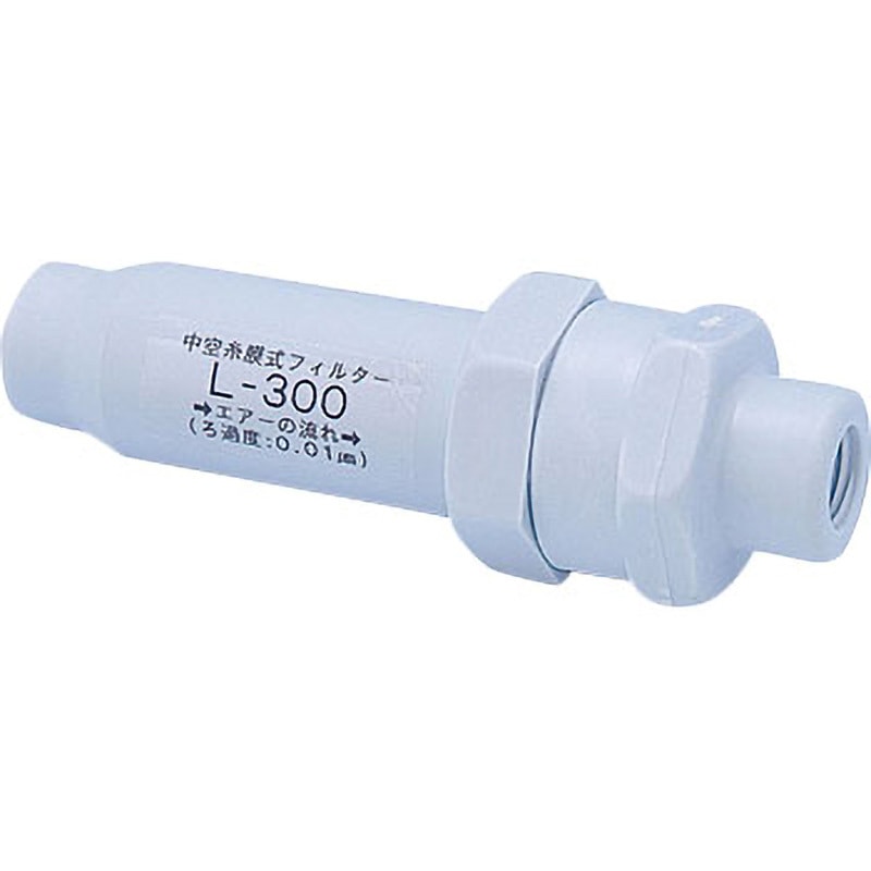 L-300 エクセル・インライン用フィルター 前田シェルサービス クリーンルームタイプ 幅36.5mm奥行36.5mm高さ115mm  L-300