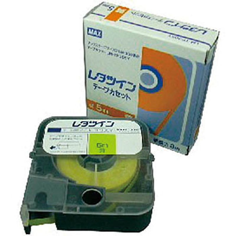 LM-TP305Y レタツイン テープカセット(黄) MAX(マックス)[事務用品