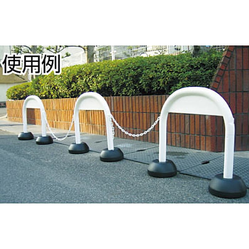 アーチスタンド_ACS-W_白 | 設備標識・配管識別・警告表示【株式