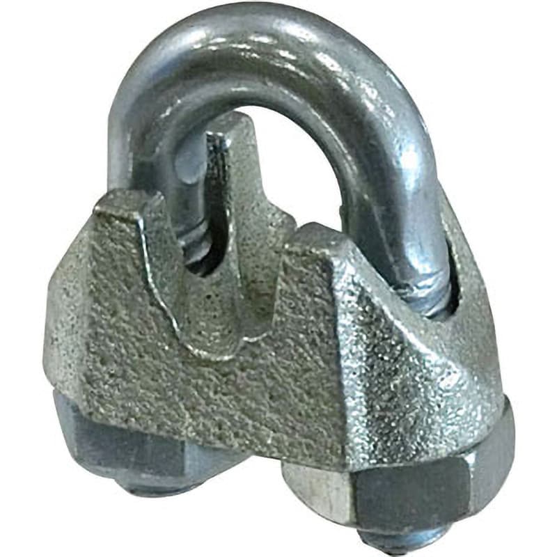 WCP-6 ワイヤークリップ(スチール製) 日興製綱 適合ロープ径6mm