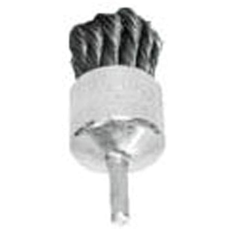 3754400 ワイラーノット軸付エンドブラシ バーテック 外径30mm毛丈22mm軸長20mm軸径6mm