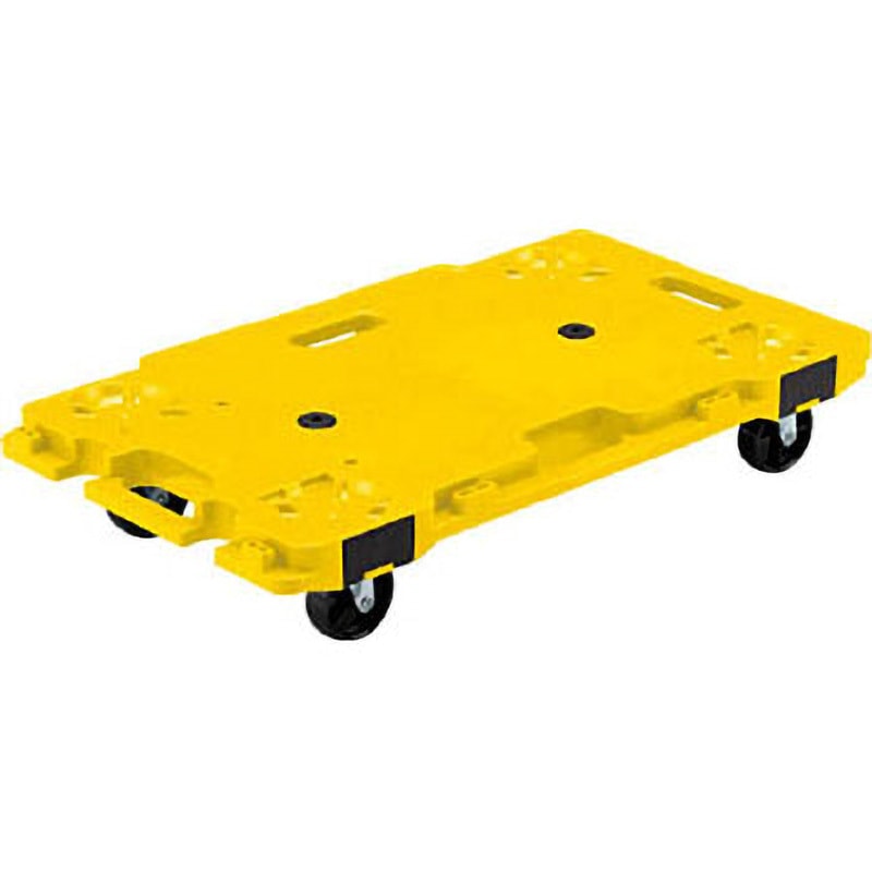 80246201YE304 サンキャリー 6839 サンコー(三甲) 樹脂製 スタッキング可 荷重120kg 種別SK-6839-YE イエロー色 荷台寸法680×390mm 1台
