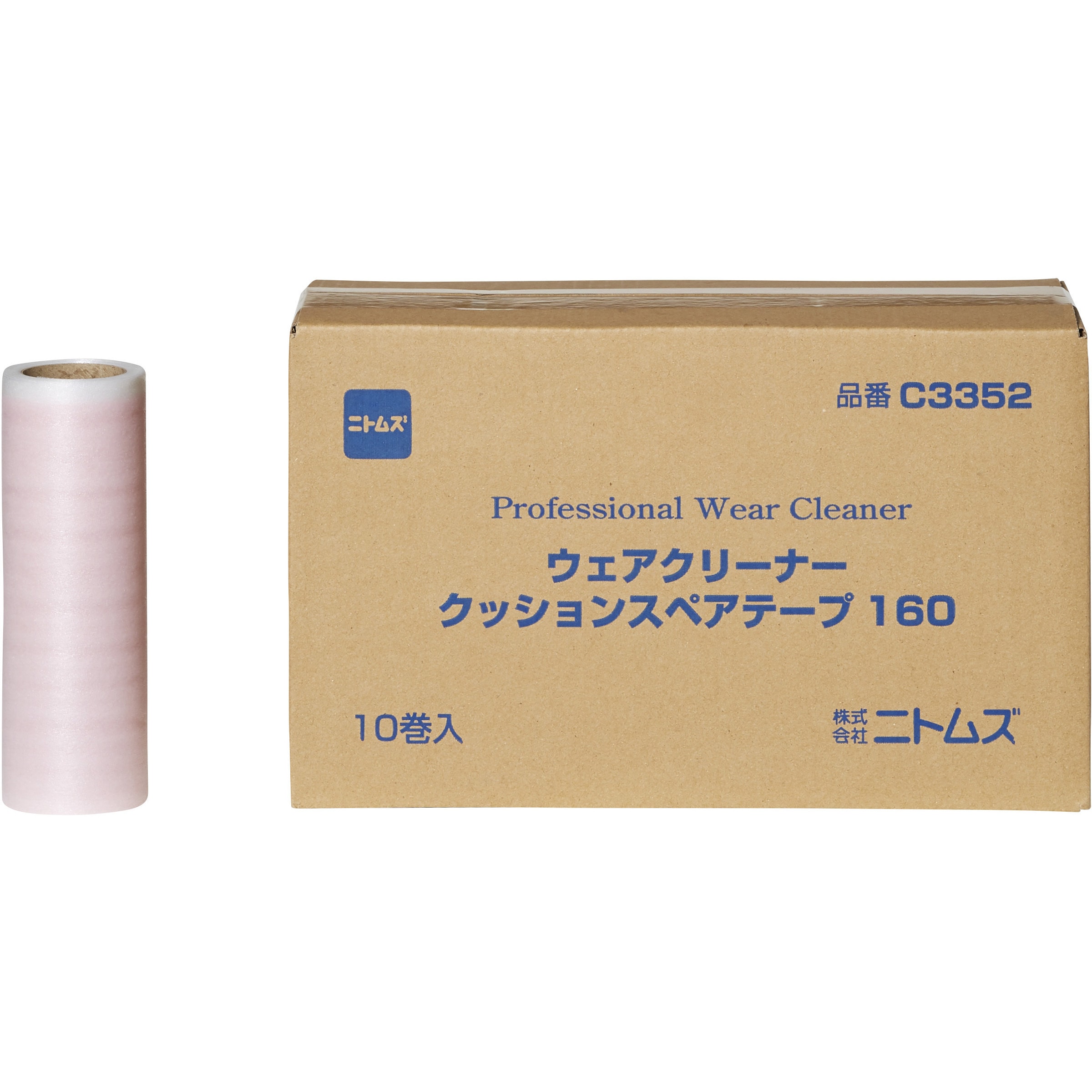 C3352 ウェアクリーナークッションスペア ニトムズ 衣類用 巻数25周 幅