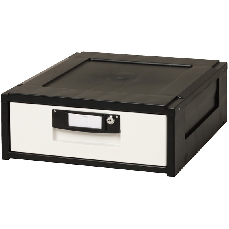 HG-151-BK 事務収納 オフィスチェスト アイリスオーヤマ 1段 幅425mm