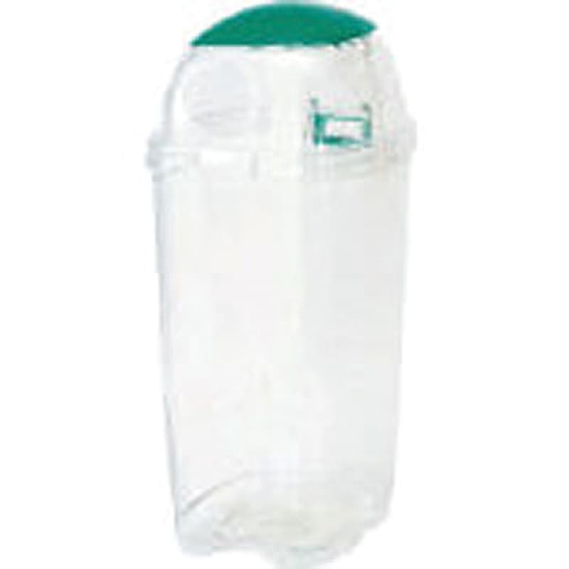 TPD6G 透明エコダスター セキスイ 本体+フタ 容量60L 分別用 (投入口)グリーン   TPD6G