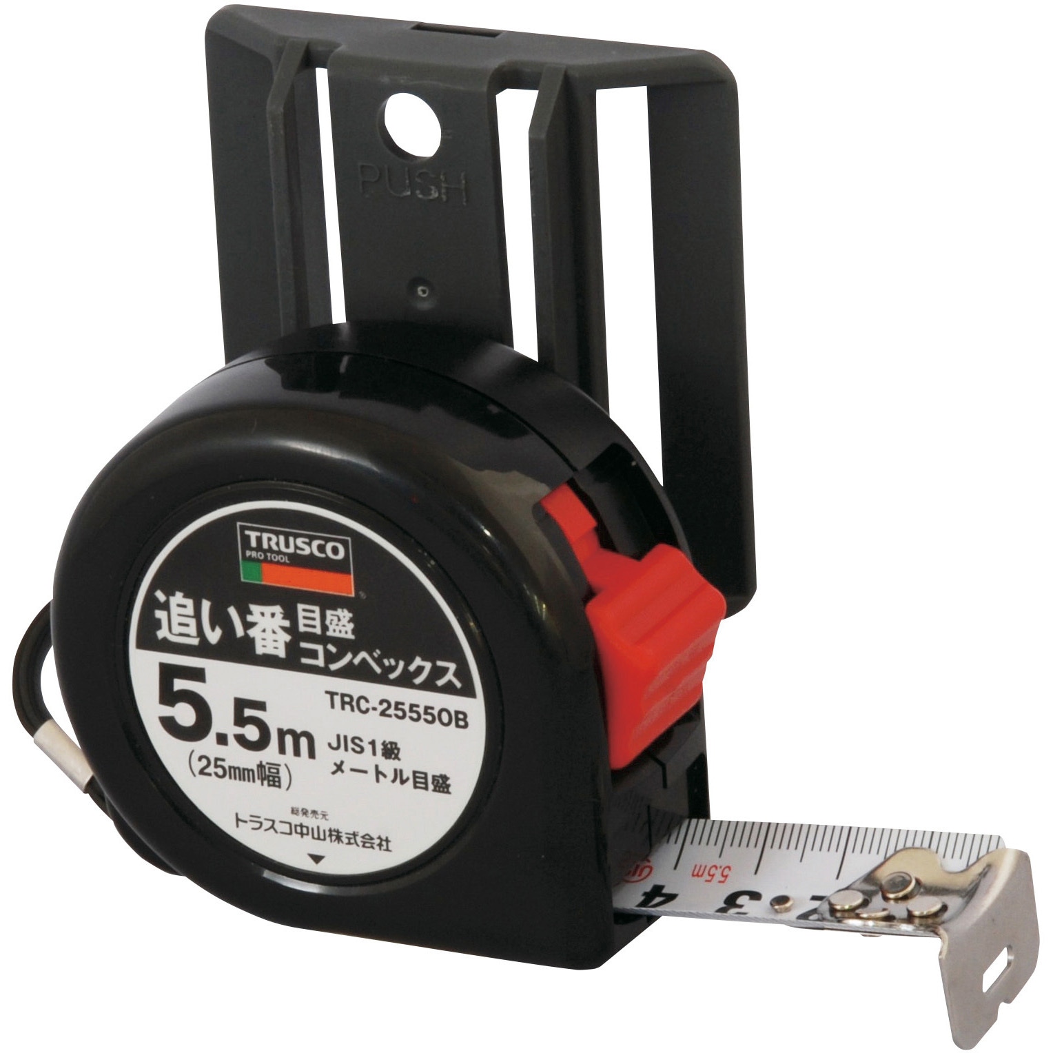 TRC-2555OB 追い番目盛コンベックス TRUSCO スチール 幅25mm長さ5.5m