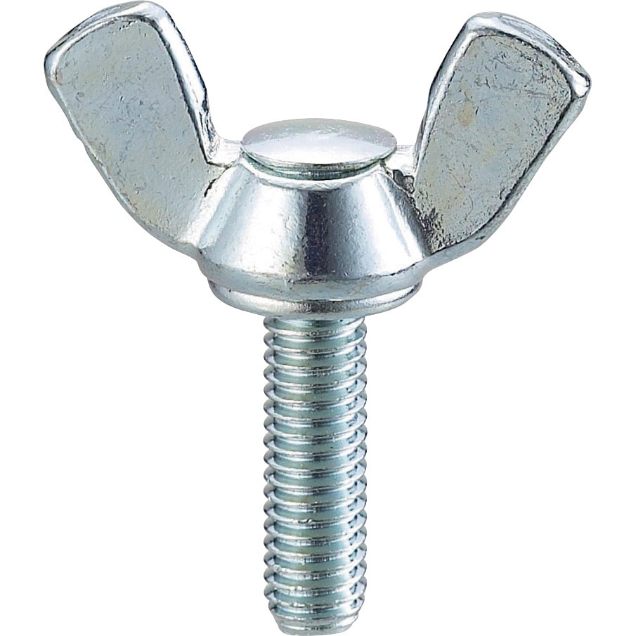 B39-0520 蝶ボルト ユニクロム TRUSCO 鉄製 呼びM5長さ20mm 1パック(25