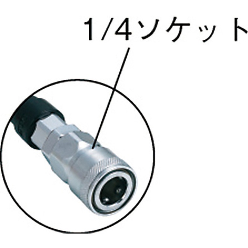 TUH-20 αウレタンホース TRUSCO オレンジ色 耐油/耐圧 空気用 内径7mm