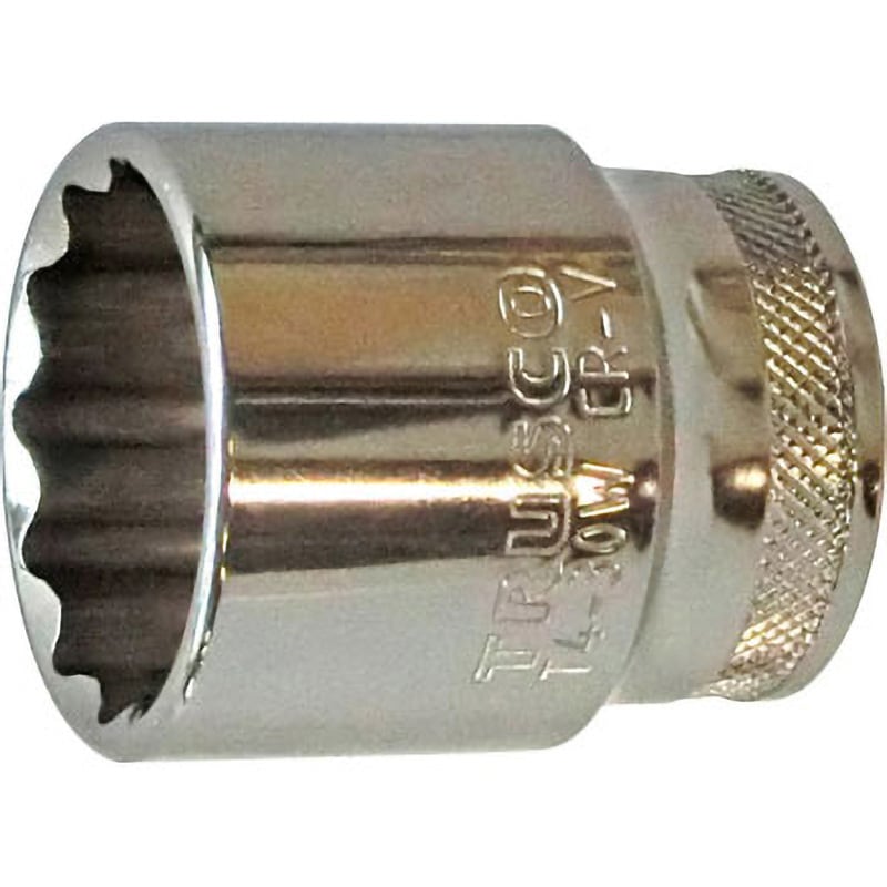 T4-30W 12角ソケット スタンダードタイプ TRUSCO 鉄製 差込角12.7mm