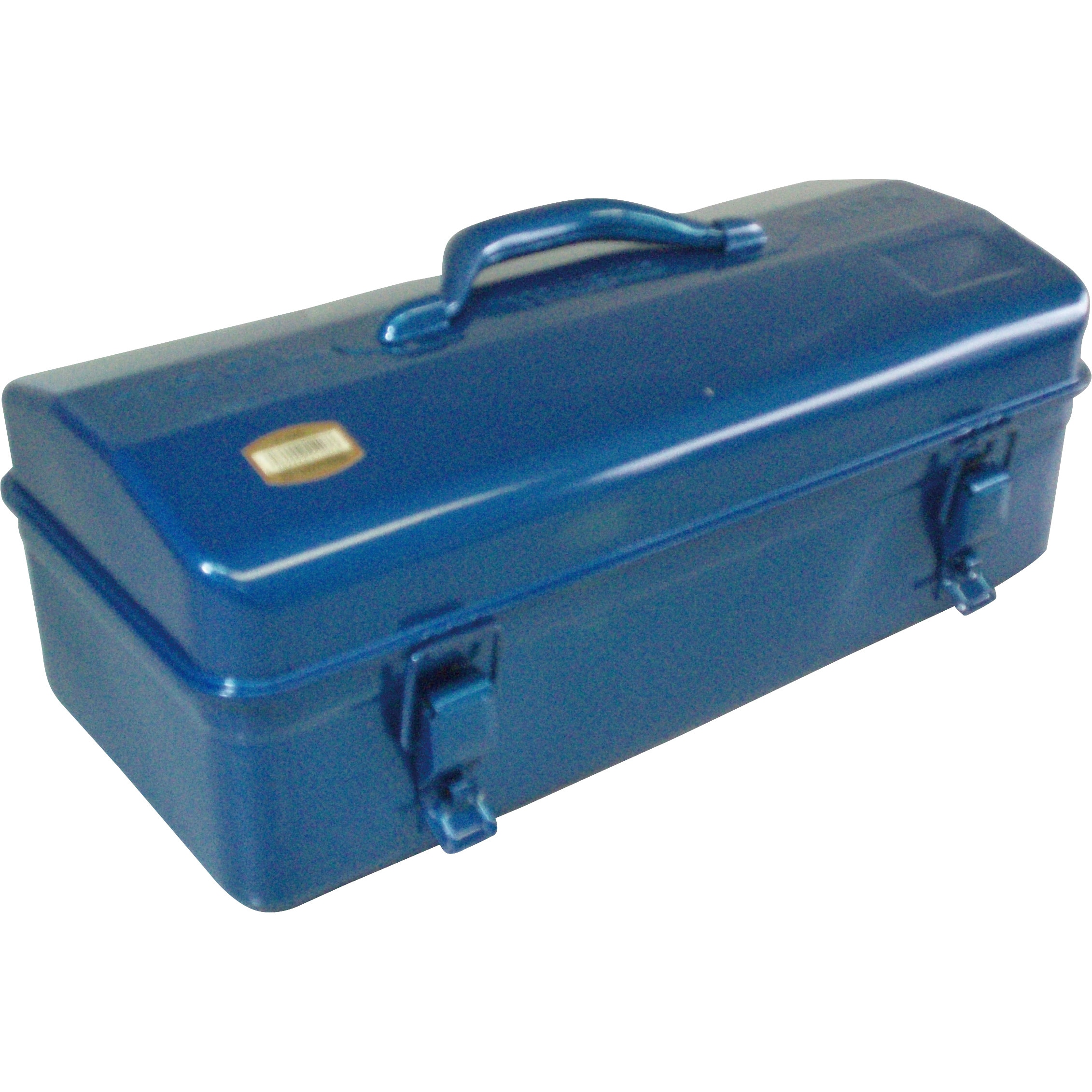 Y-420-B 山型工具箱 TRUSCO スチール ブルー色 外寸(幅×奥行×高さ)430
